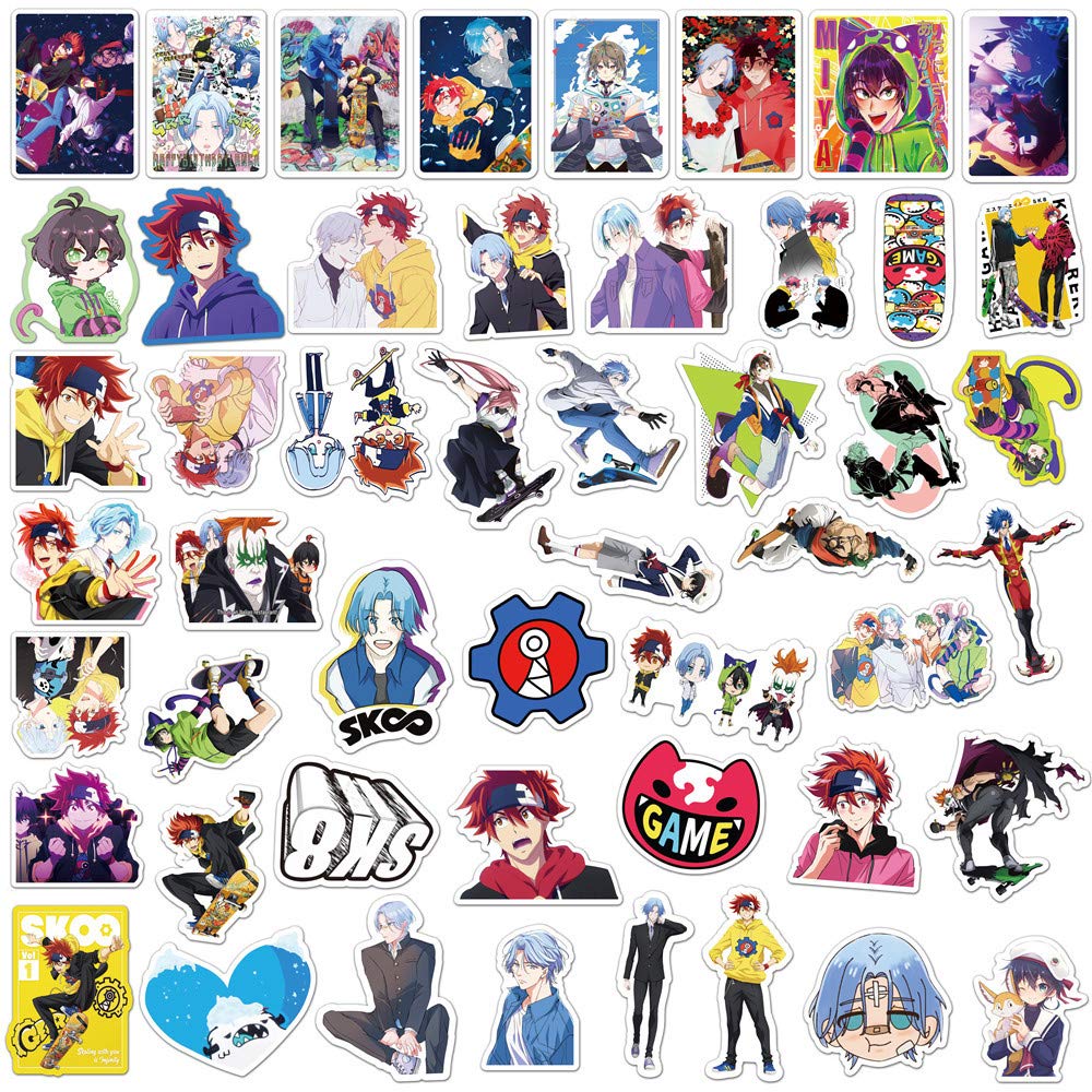 SK8 The Infinity Sticker Pack 100pcs, Vinyl Sticker for Water Bottles Laptop Skateboard Notebook Gift for Adults Kids Teens - Image 4