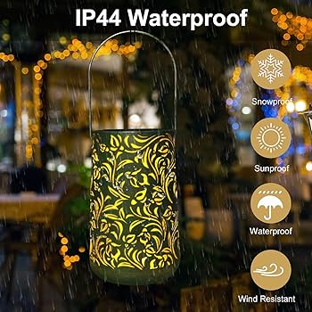 Amazon.com: GIBMIDSER Solar Lanterns Outdoor Waterproof