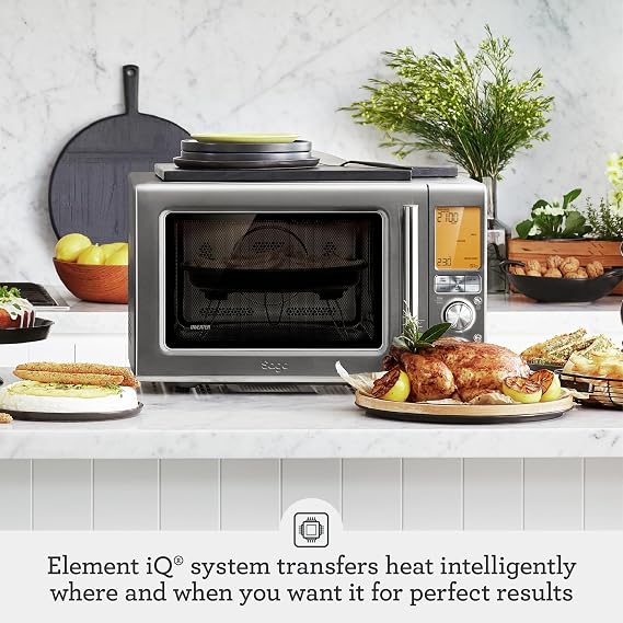 Sage Combi Wave 3-in-1, Air Fryer & Microwave, Black Stainless Steel