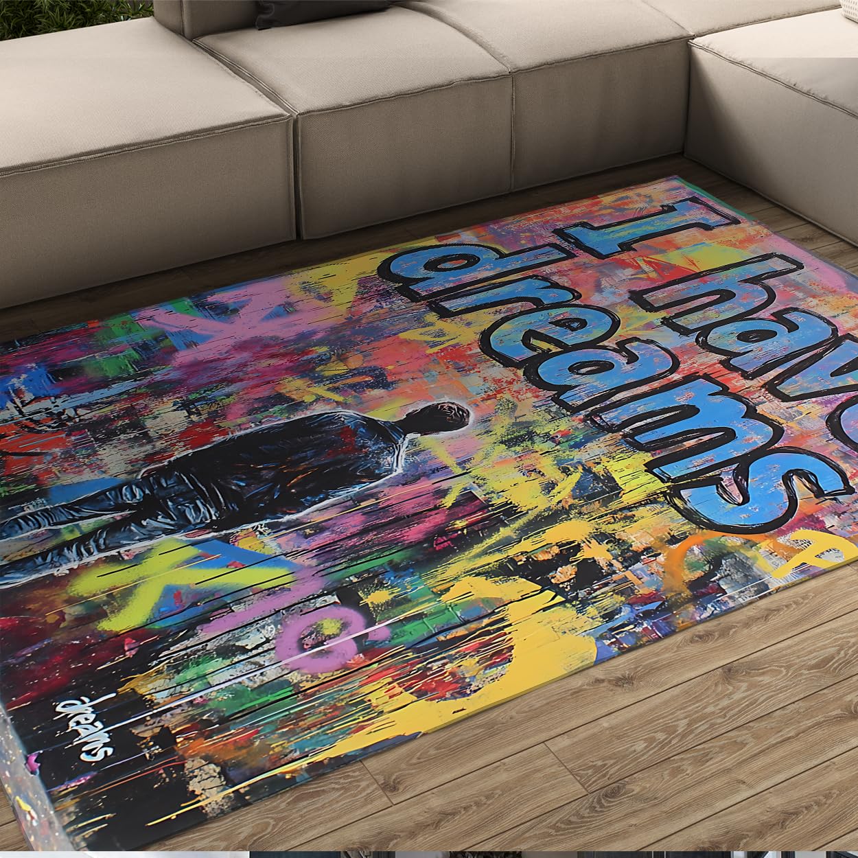 Tapis de style adolescent haut de gamme avec envers antidérapant durable