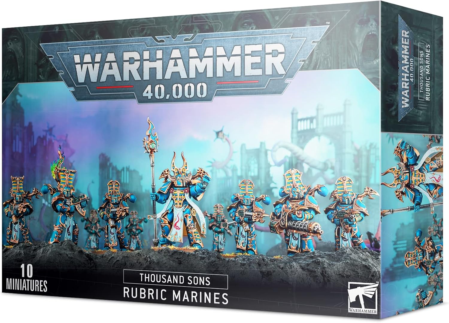 Games Workshop 99120102063" Thousand Sons Rubric Marines, Black, 12 years to 99 years