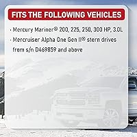 Vista 5 de Kit impulsor de bomba de agua compatible con Mercury Marine y Mercruiser - 1991-2021 - Sustituye a motores 817275Q05, 817275T4, 18-3147, 9-48315