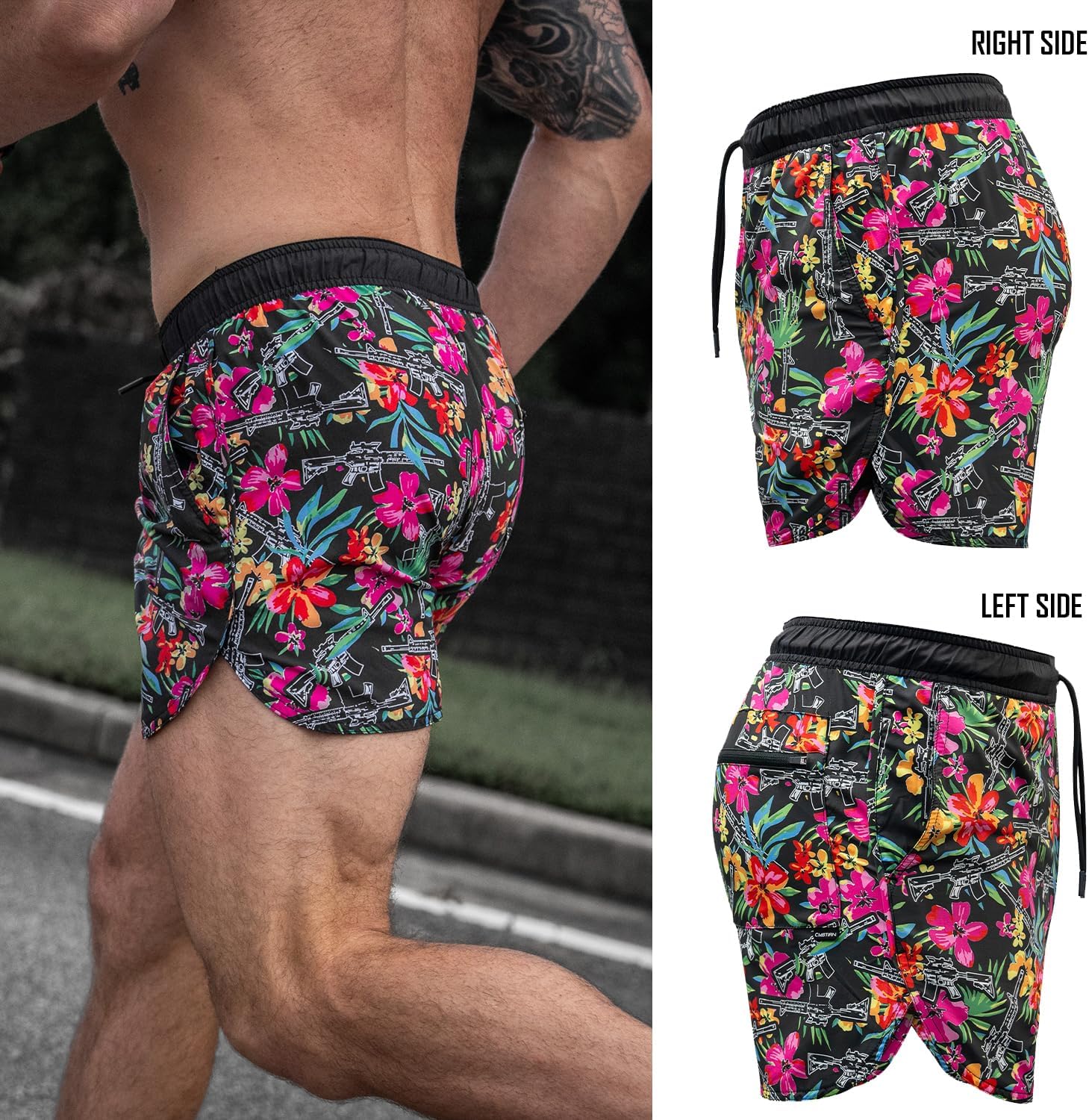 Men’s Recon Pro Training Shorts – Lightweight Performance Gym Shorts with Pockets – 5.5” Inseam