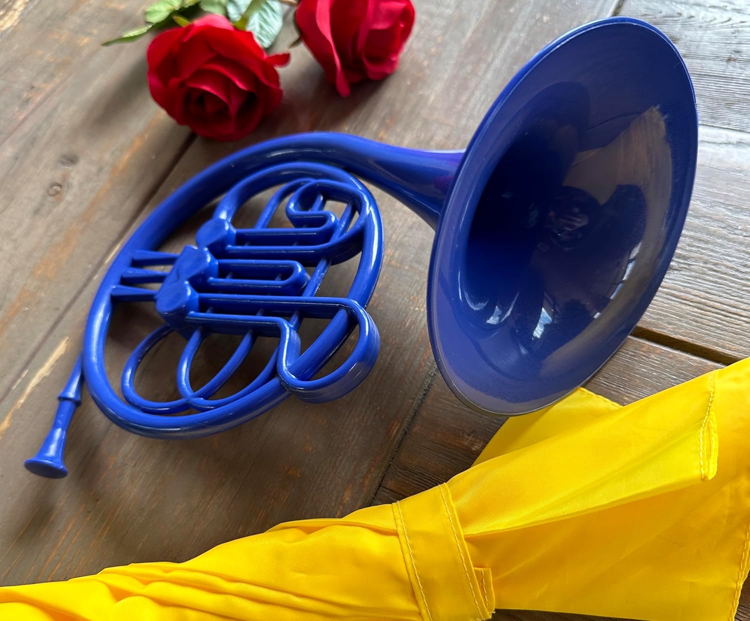 Blue French Horn/HIMYM/Prop Replica/Proposal Prop/Pop Culture Reference (12 in Fully 3D)