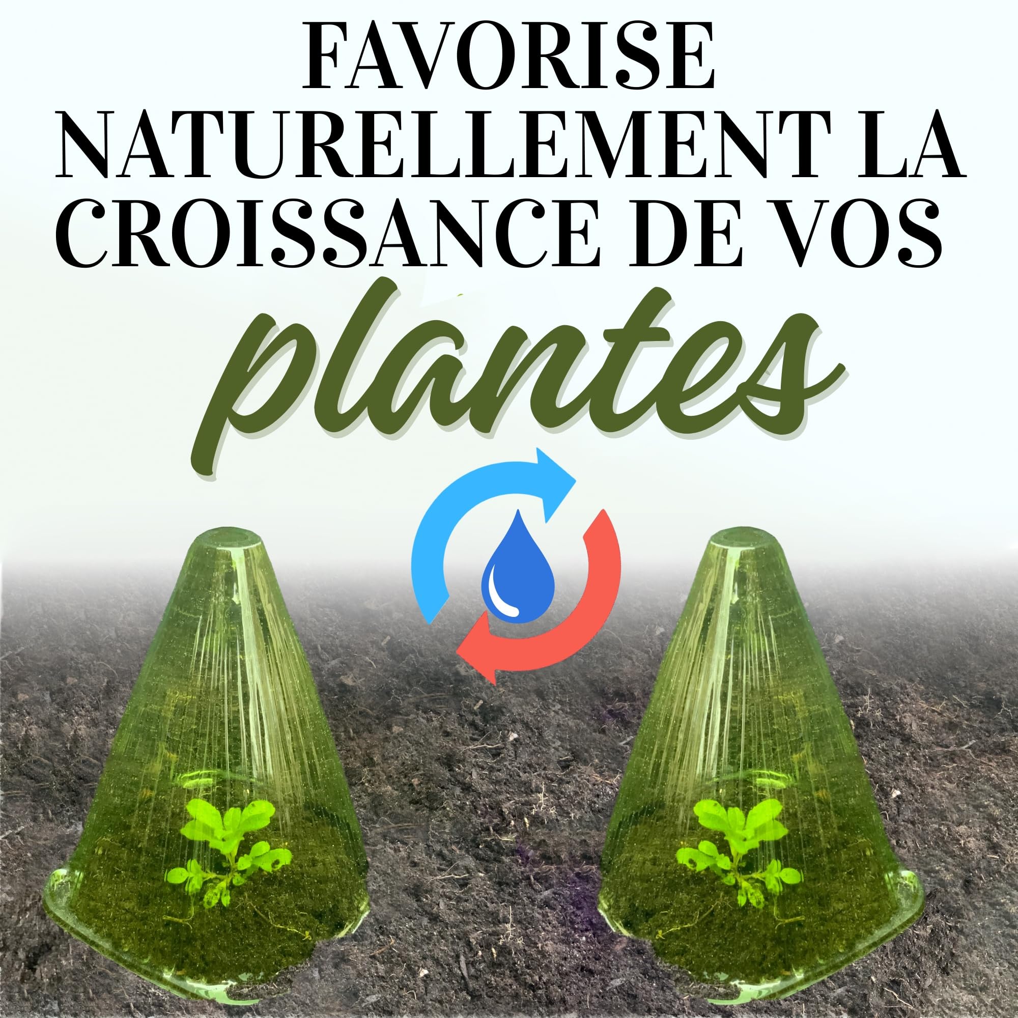 KRONLY Lot de 20 Chapeaux pour Plantes - Protection Contre Le Gel - Protection Contre Les intempéries - Protection des Plantes