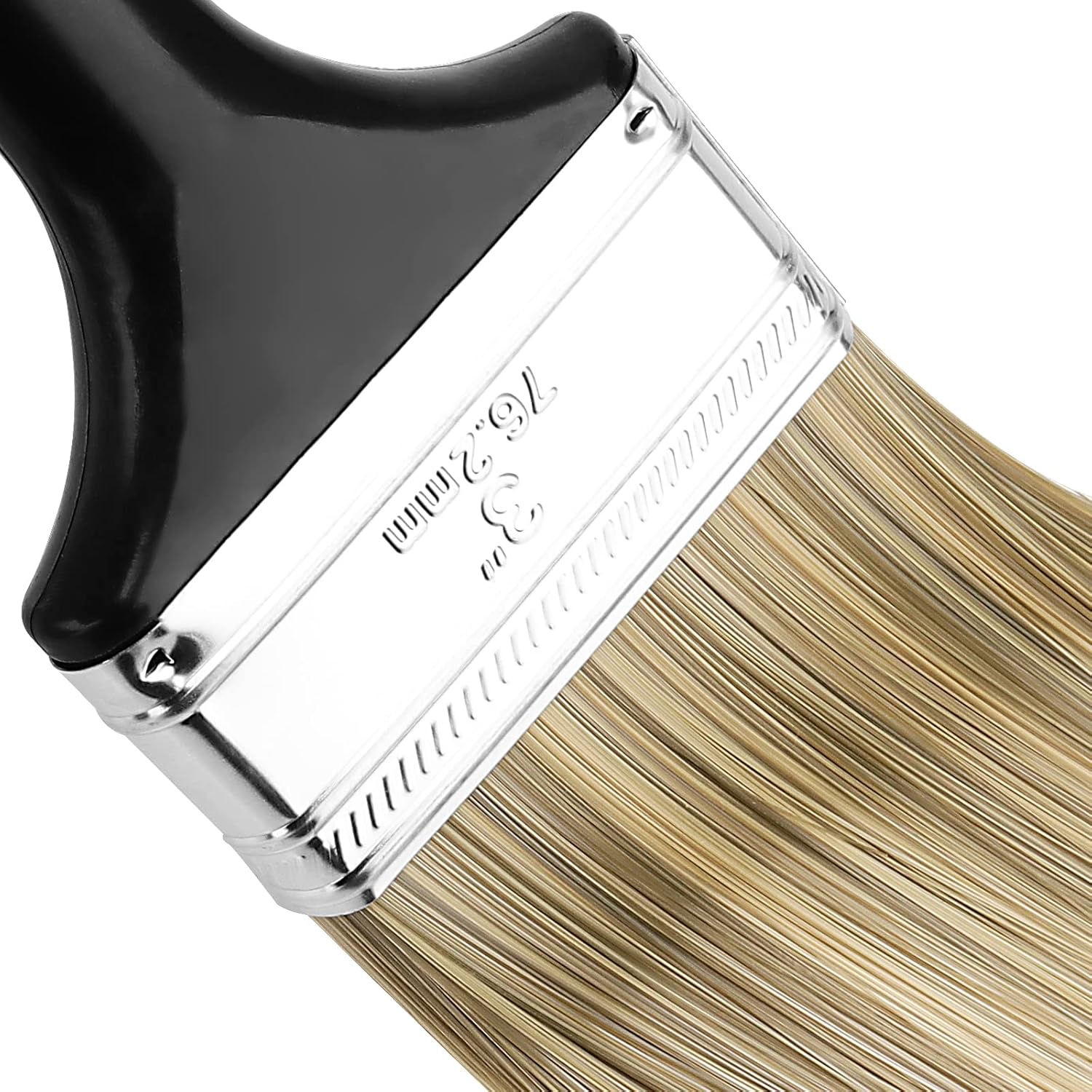 SOUJAP 14 PCS 3 Inch Paint Brushes, Plastic Handle Paint Brushes Bulk, Multi Purpose Paint Brushes for Acrylic Painting, Wall Trimming, Furniture Varnishing