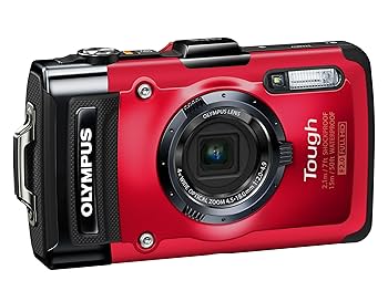 OLYMPUS デジタルカメラ STYLUS TG-4 Tough レッド 1600万画素CMOS F2.0 15m 防水 100kgf耐荷重 GPS+電子コンパス&amp;内蔵Wi-Fi TG-4 RED qqffhab Amazon | OLYMPUS デジタルカメラ STYLUS TG-4 Tough レッド
