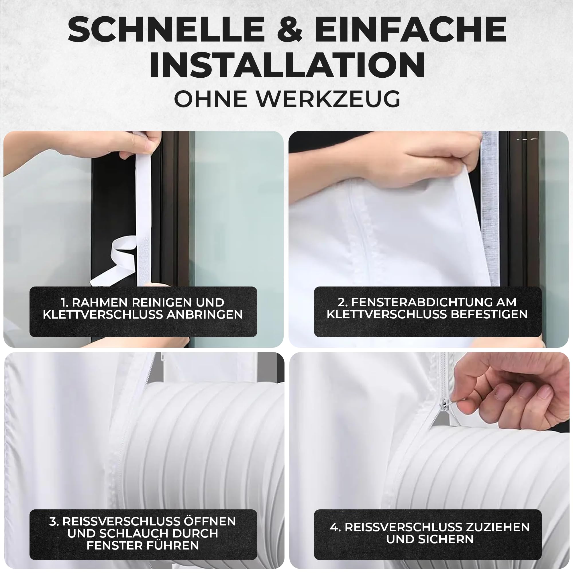 Sellador de ventanas para aire acondicionado, aislamiento eficaz para ventanas, fácil de instalar, ahorro de energía y ajuste perfecto para aire acondicionado móvil, reduce el calor y el frío
