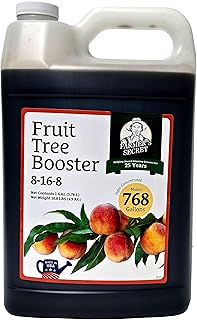 Farmer's Secret Fruit Tree Booster Fertilizer (128oz) - Super Concentrated and Phosphorus Rich - Formulated for All Fruit Trees Including Peach, Banana, and Apple
