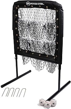 Pitch CTRL Pocket Pitching Net with 9 Hole Target Strike