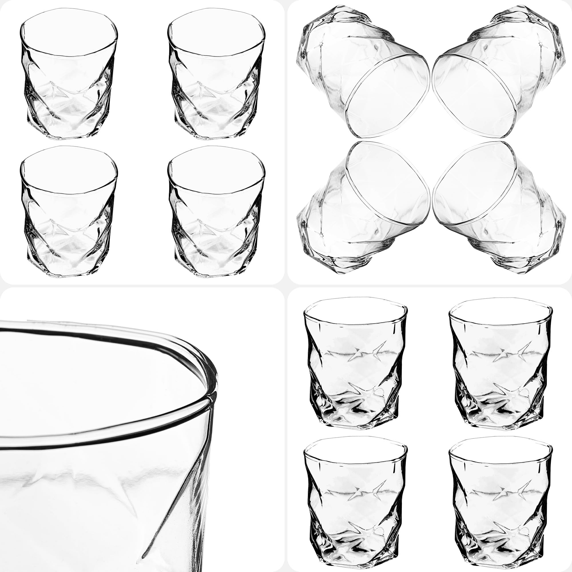 KADAX Trinkgläser-Set, 6 Stück, 440 Ml – Elegante Gläser Für Wasser, Saft & Cocktails
