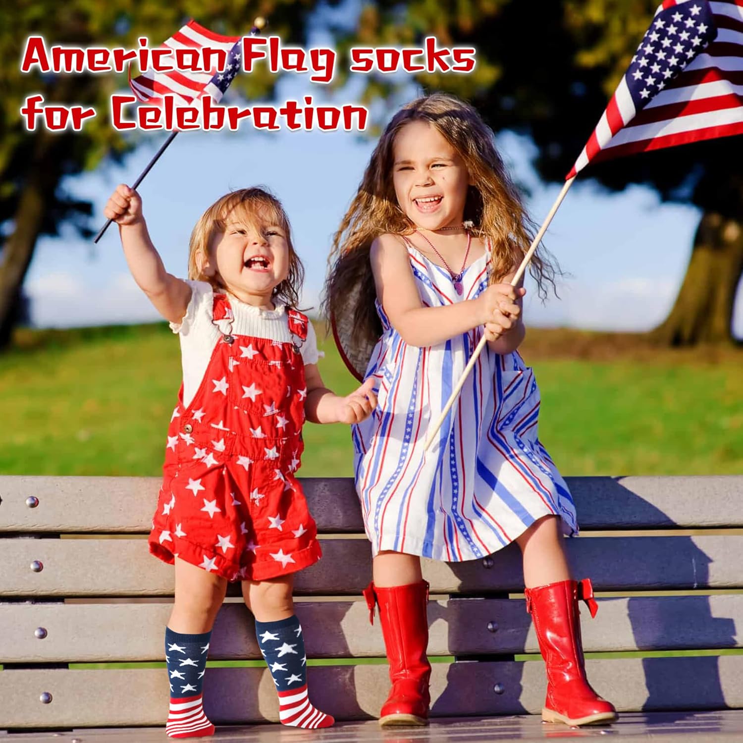 Zando Kids Soccer and Baseball Knee High Socks - Girls Cotton Long Seamless Socks for 3-12 Years - Image 2