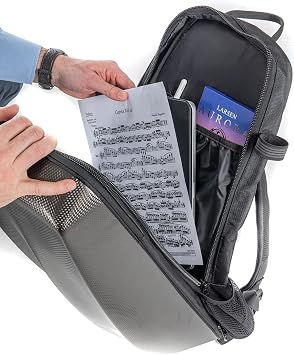 GEWA Violin Case Backpack Space Bag 1/2-1/4 Titanium