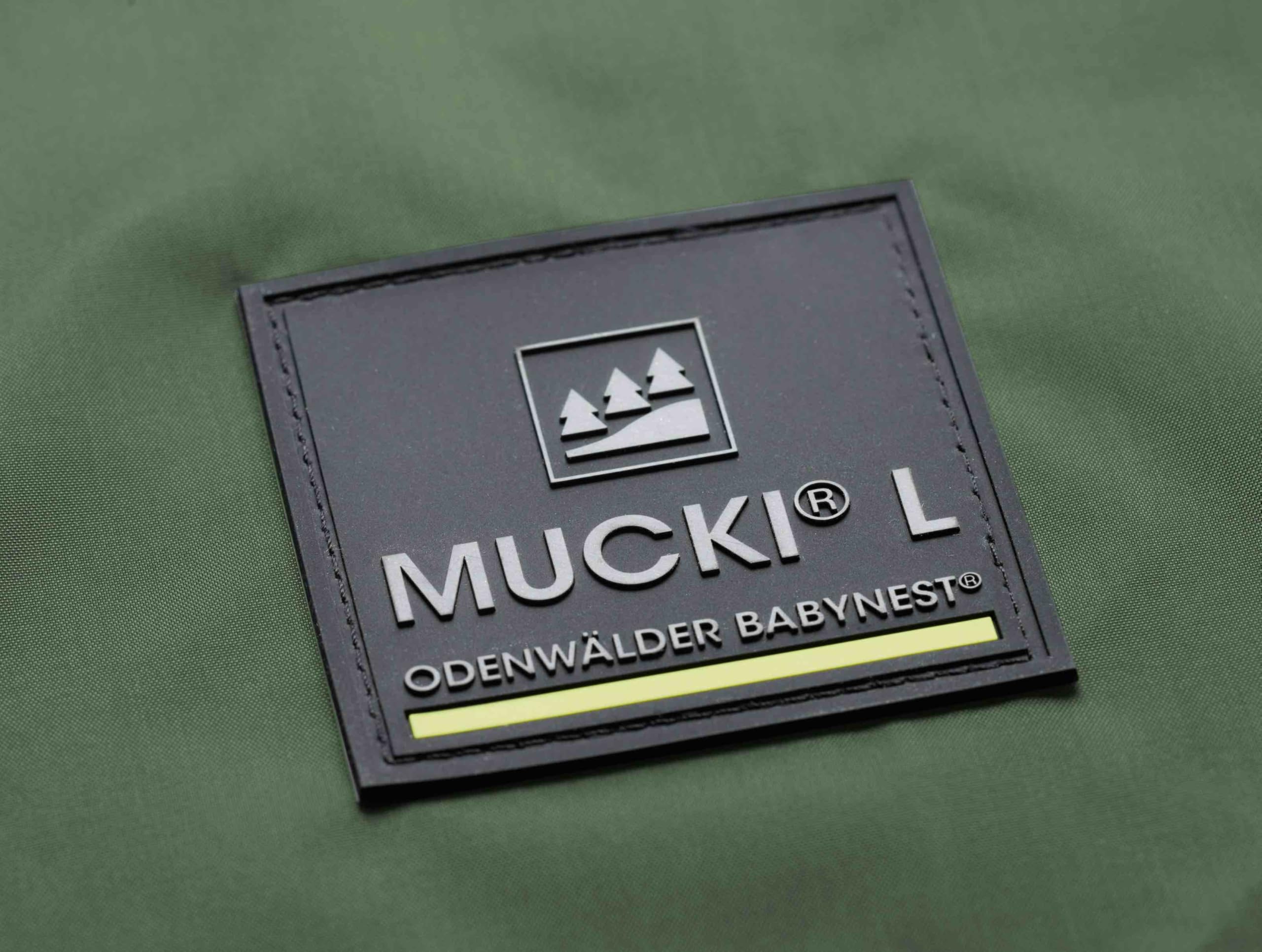 Odenwälder Fußsack Mucki® L‑cs 2.0 – Winter‑Fußsack für Kinderwagen & Buggy, 6‑36 Monate, mit weitenverstellbarem Design, OEKO‑TEX® & BIONIC‑FINISH® ECO anthrazit