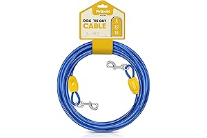 Petbobi Chew Proof Dog Tie Out Cable