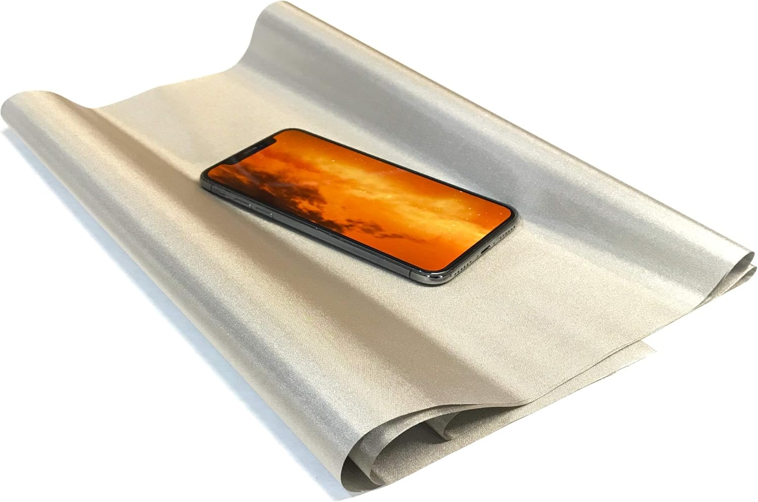 Cyber Nickel Copper 1 Faraday Fabric EMF Shielding 50 Width Signal Blocking Material - Plain Weave… (50 x 1')