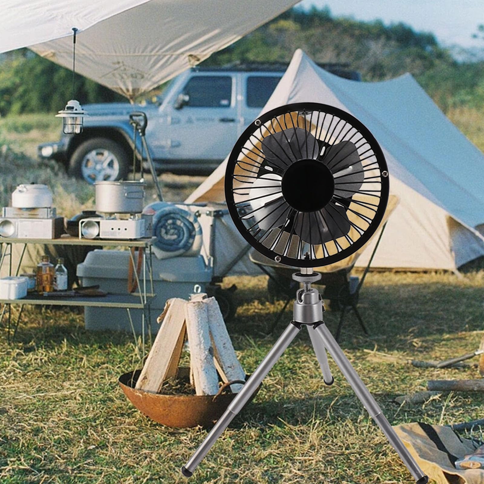 Tyenaza Solarpanel-Lüfter, 20 W, 2350 U/min, Lüftungsventilator, 6 Zoll Abluftventilator, Solarbetriebener Ventilator Mit Fernbedienung