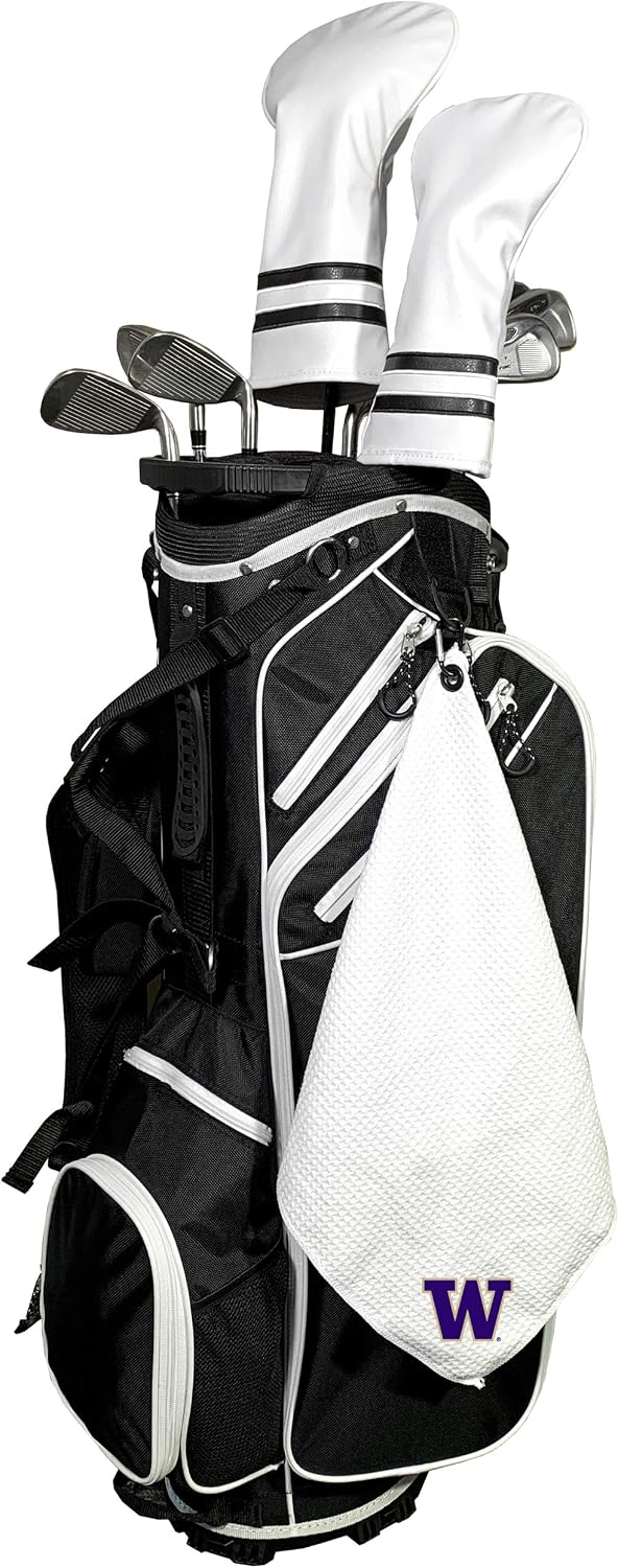 Team Golf NCAA Missouri Tigers Microfiber Golf Towel, 15x15 (Multicolor)
