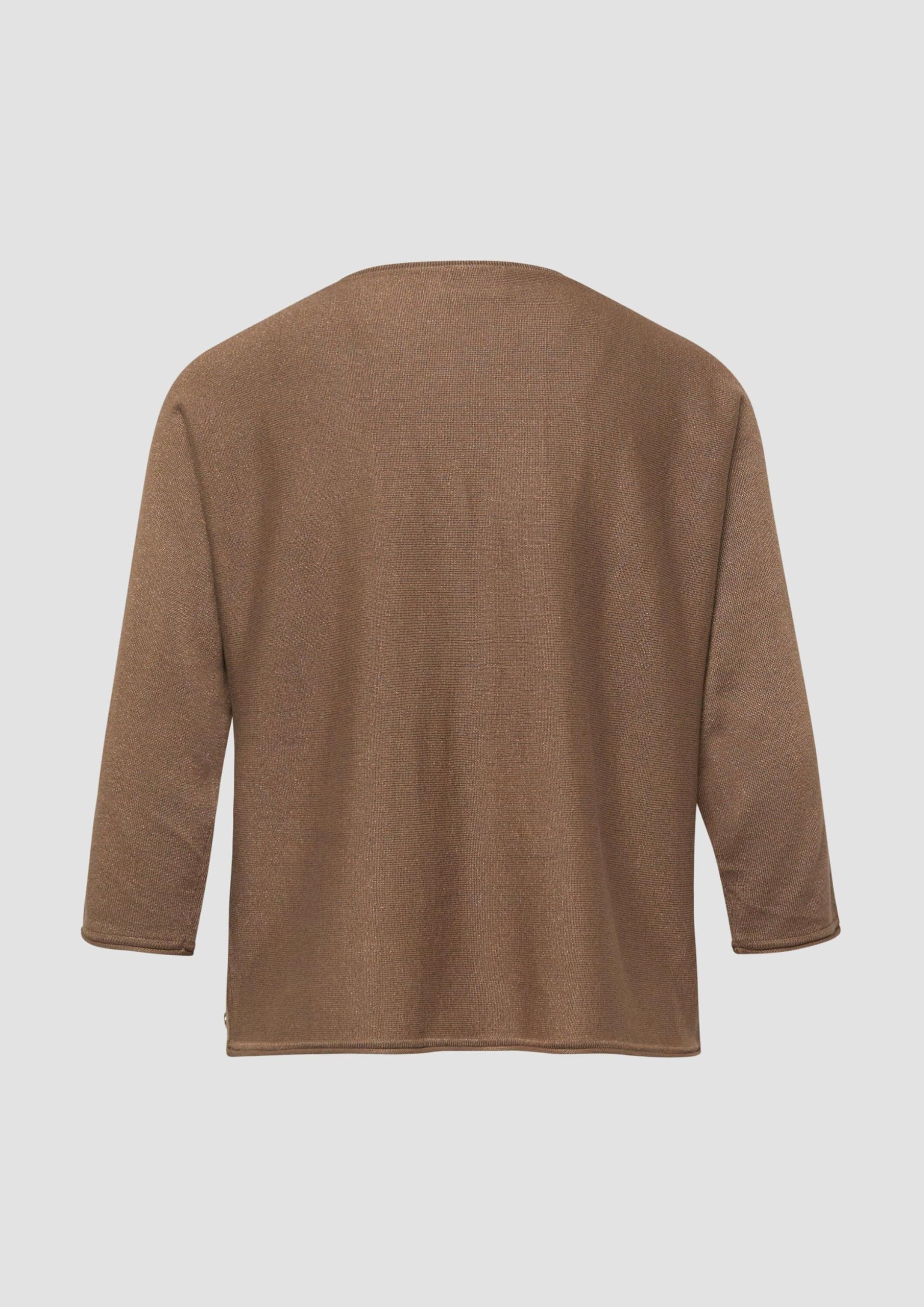 s.Oliver Damen Strickpullover – Feinstrick, U-Boot-Ausschnitt, Relaxed Fit