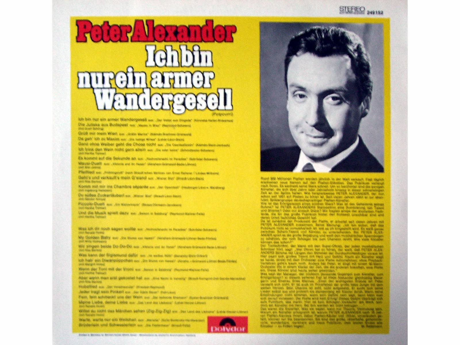 Ich bin nur ein armer Wandergesell record] [Schallplatte]