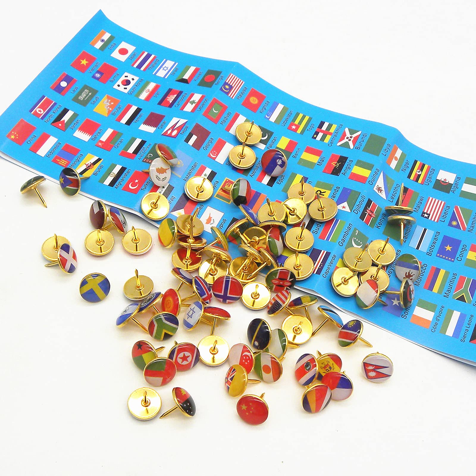 Buy Creative Push Pins National Thumb Tacks Country Push Pins Office