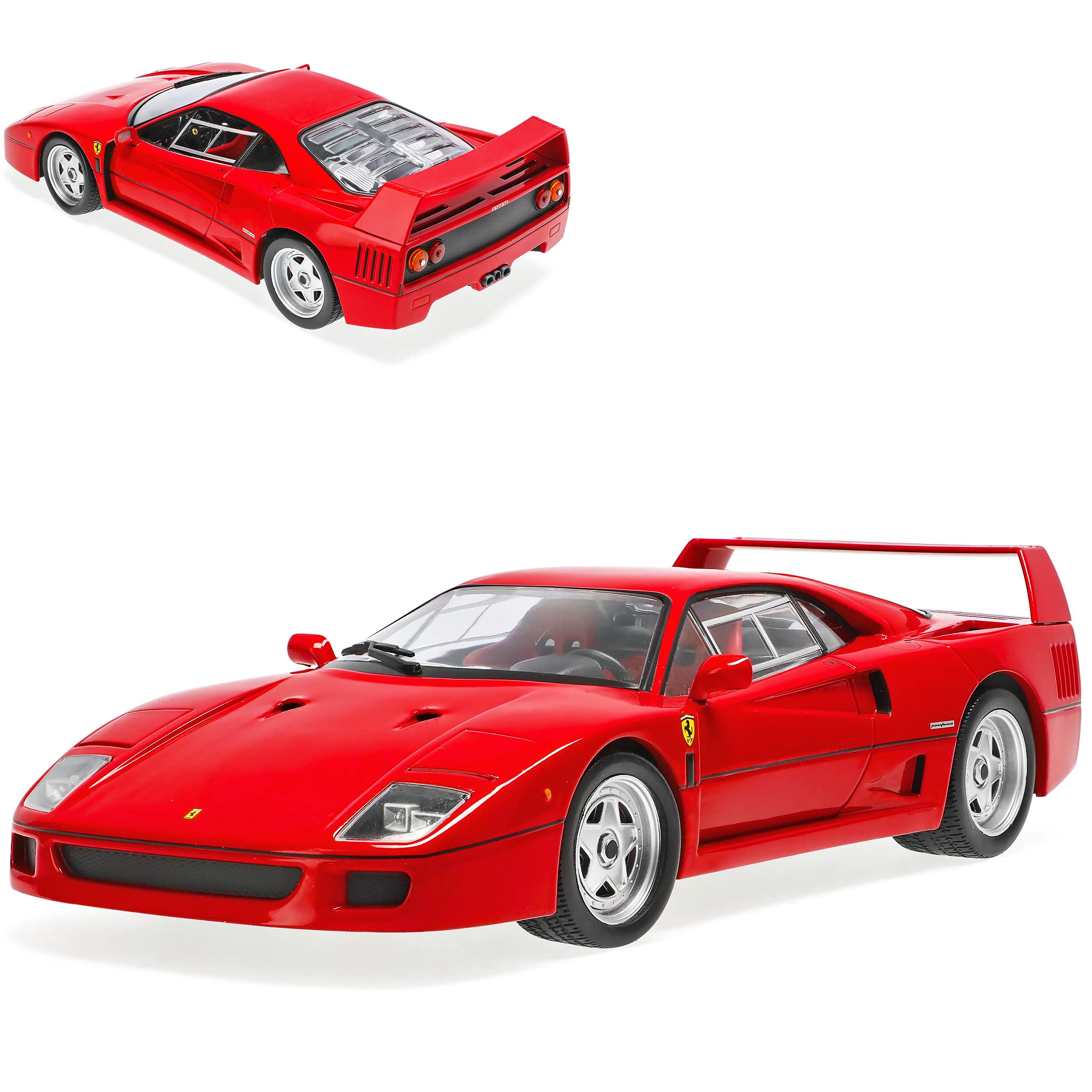 Ixo Ferrari F40 Coupe Rot 1987-1992 1/18 Modell Auto mit