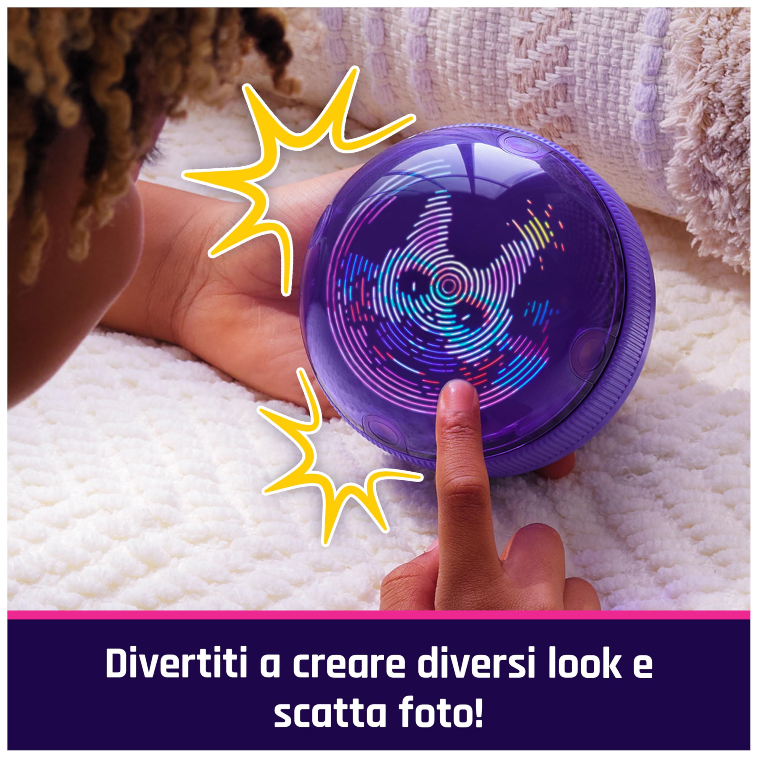Bitzee, Il tuo Criceto Interattivo, Hamster Ball con Oltre 20 criceti all'Interno da Collezionare, rotola e reagisce al Tocco, Cucciolo Digitale e Giocattolo per Bambini e Bambine dai 5 Anni in su