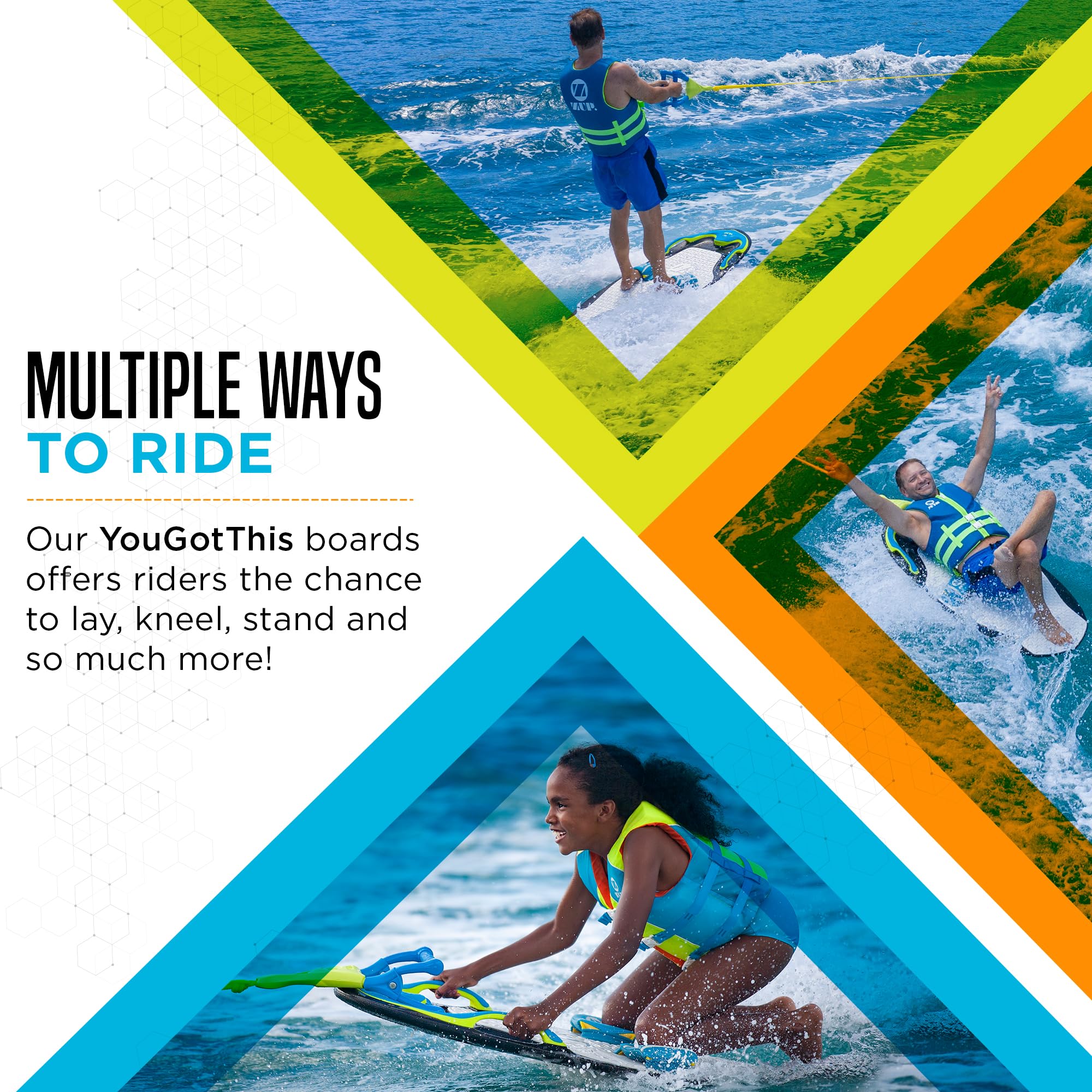 Amazon.com : ZUP You Got This All-in-One Board for Kneeboarding