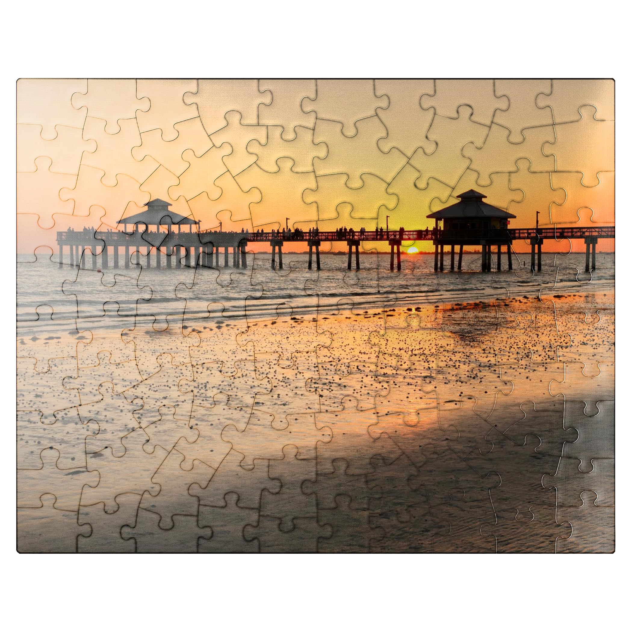 South Beach Miami Florida 1000 Piece Jigsaw Puzzle For Adults - Premium Quality, Made In USA - View #5