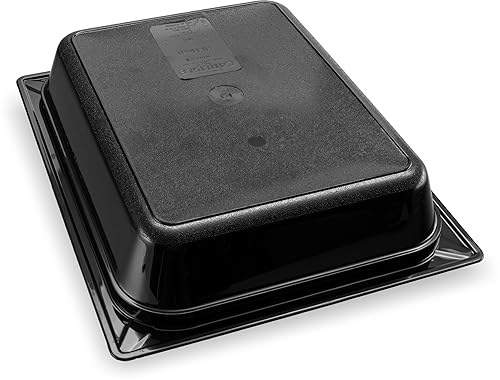 Miniatura 2 de Carlisle FoodService Products 10420B03 StorPlus - Sartén para alimentos de alto calor, 2.5 pulgadas de profundidad, tamaño medio, color negro