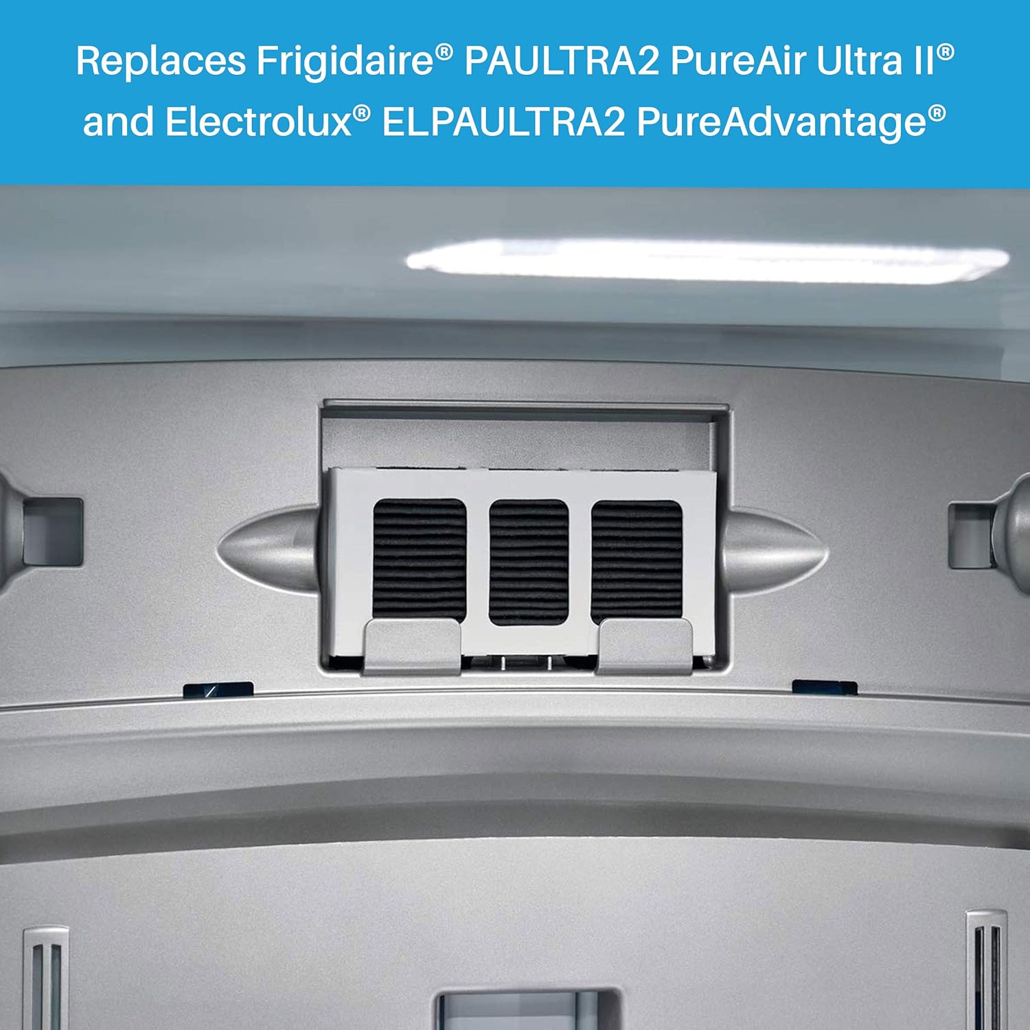 SpiroPure SP-FRAIR2 Refrigerator Pure Air Filter Replacement for 242047805, Pure Air Ultra 2, PureAir Ultra II, PAULTRAII2PK, 5303918847, AP6285787, GF24, FAF006, CF24, ELPAULTRA2 (6 Pack)