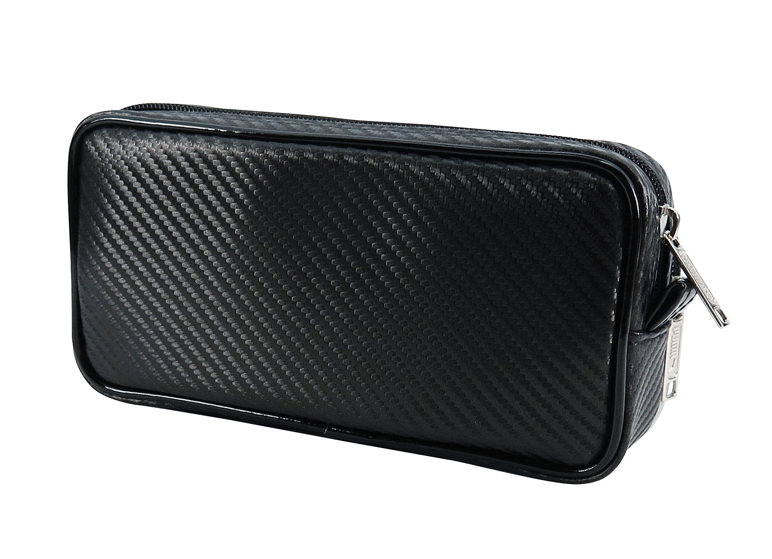 Amazon.com: クツワ Kutsuwa 787PMBK Puma Pen Case, Color Carbon