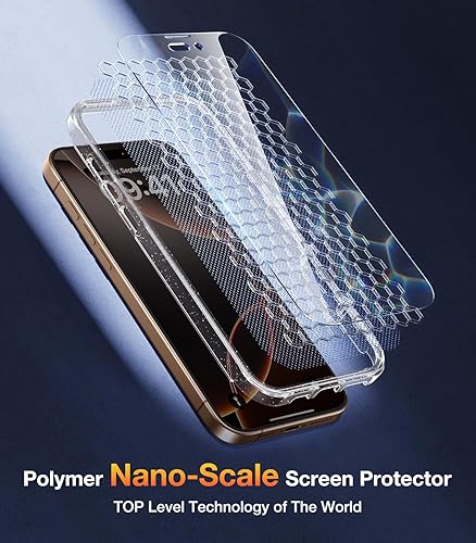 Miniatura 249 de Diaclara - Funda diseñada para iPhone 14 Pro Max, resistente, de cuerpo completo, con protector de pantalla sensible al tacto y antiarañazos + Blanco