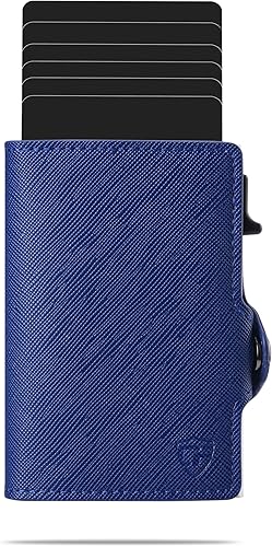Miniatura 9 de Cartera Conceal Plus para hombres, cartera desplegable con bloqueo RFID para tarjetas de crédito, estuche delgado y minimalista para tarjetas de
