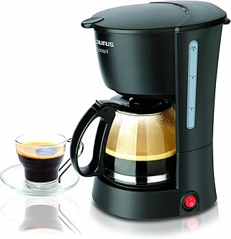 Taurus M255074 Verona - Cafetera de goteo, capacidad 6 tazas, jarra de cristal3