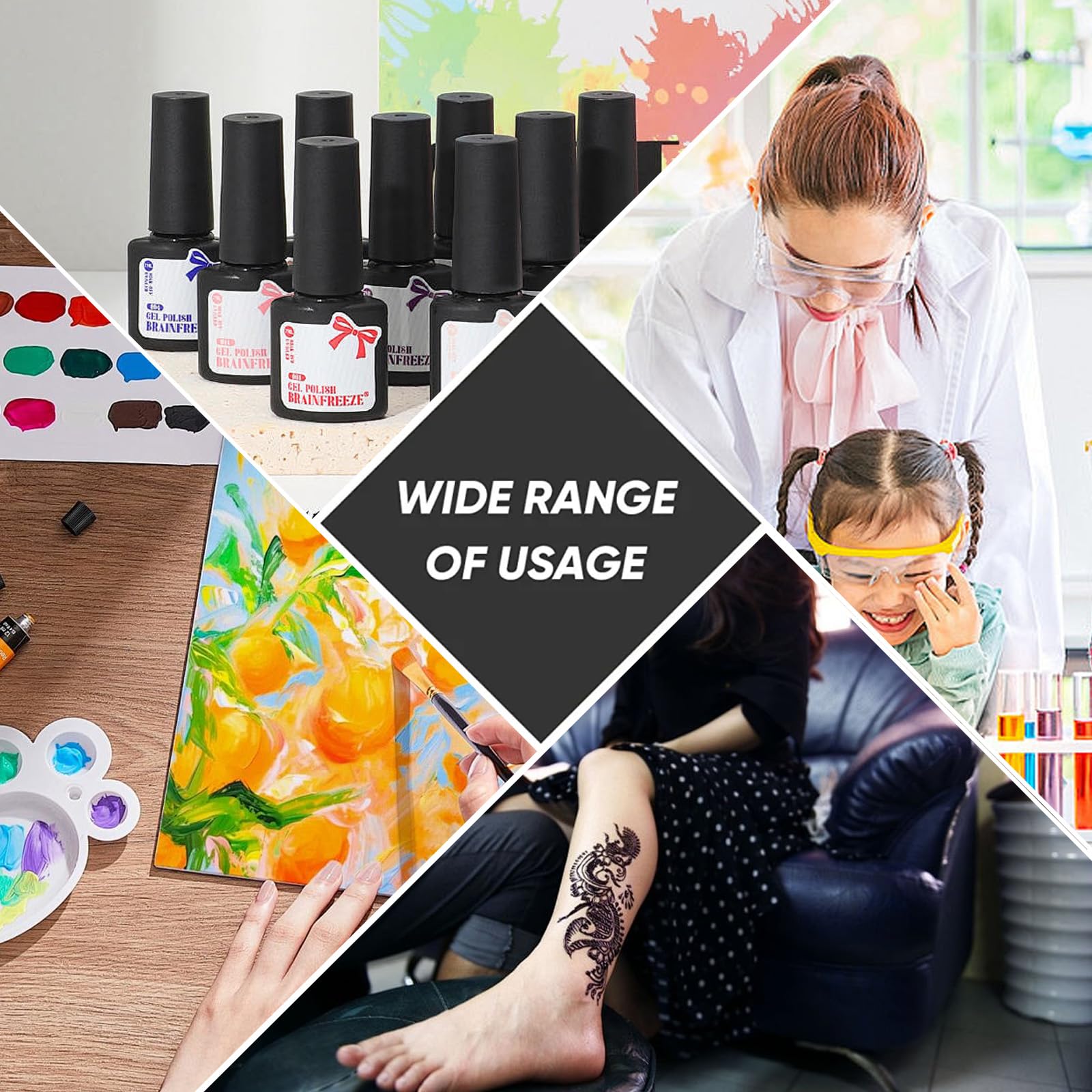 Mini Mezclador Vortex, 5200 RPM Mini Mezclador de Vórtice para Salones de Uñas, Agitador Vortex para Mezcla de Laboratorio, Esmalte de Uñas, Tinta de Tatuaje, Mezcla de Pinturas Acrílicas