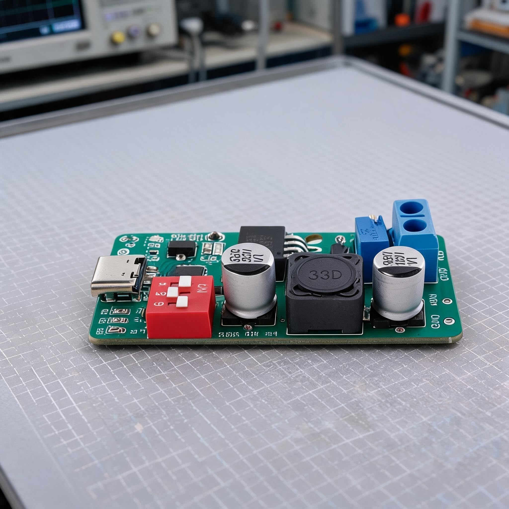 Convertidor QC a DC 1.8-18V para Router DIY(1pcs)