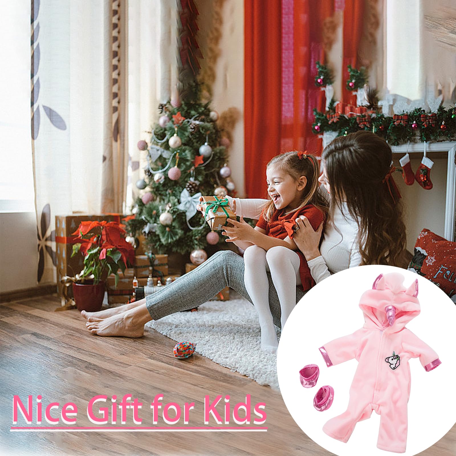 Ropa Para Muñecas De 45 Cm - Set De 2 Vestidos (Rosa Y Verde) Suaves Y Fáciles De Poner, Accesorios De Moda Para Muñecas, Regalo Para Niñas