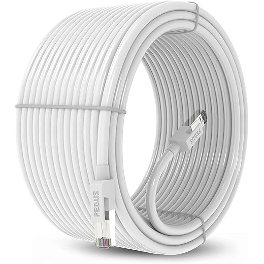 FEDUS Cat6 Ethernet Cable, 10M High Speed 550MHZ / 10 Gigabit Speed UTP LAN Cable, Network Cable Internet Cable RJ45 Cable LAN Wire, Patch Computer Cord Gigabit Category 6 Wires for Modem, Black