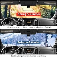 Vista 5 de Tapete para salpicadero compatible con Dodge Ram 1500 03-05 05 Dodge Ram 2500 3500 (negro)