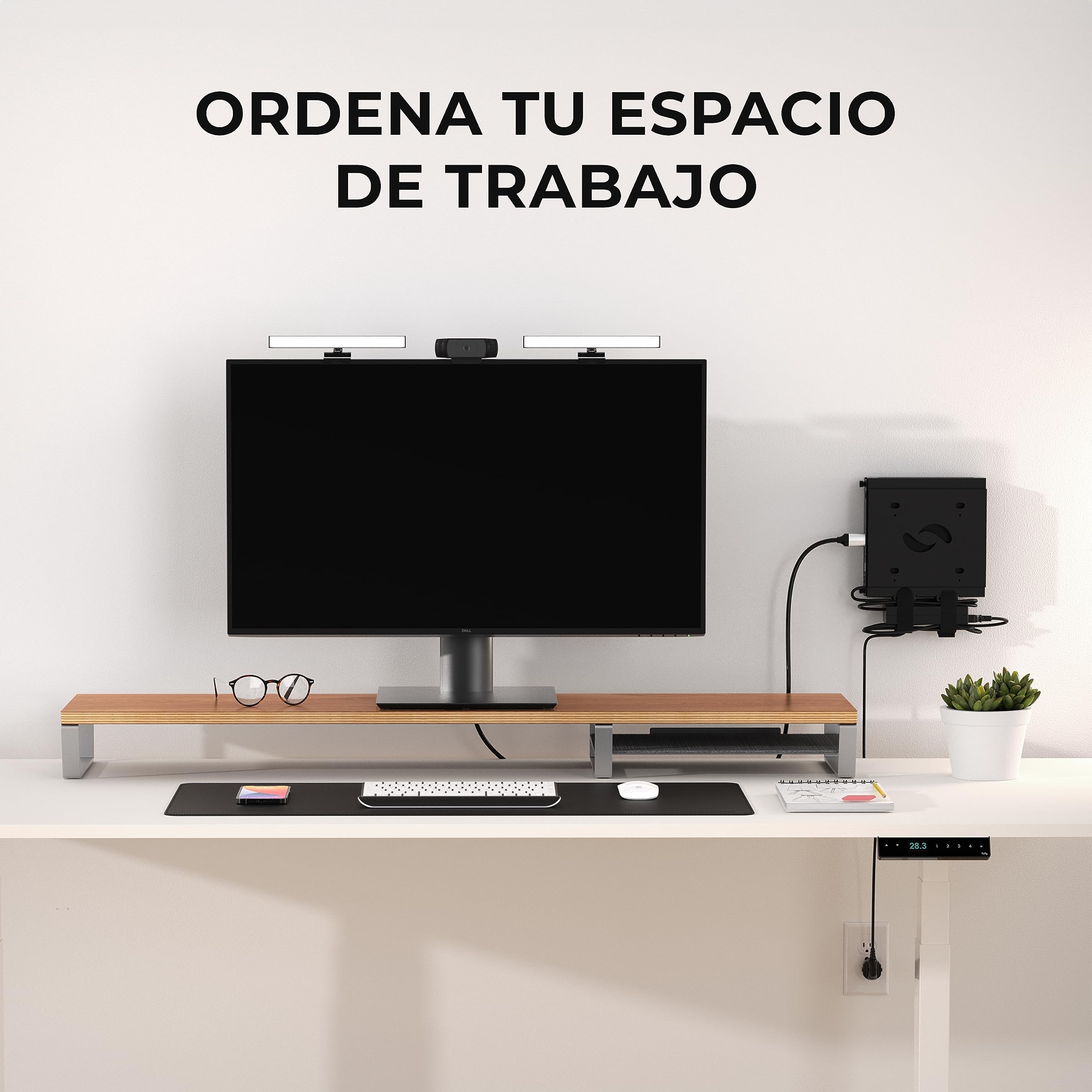 HumanCentric Soporte VESA Compatible con Lenovo Thinkcentre Tiny M90q Gen 2, M80q Gen3, M90q Gen3, M90q Gen 2, M70q Gen 2, M60e, M75q Gen2, M70q