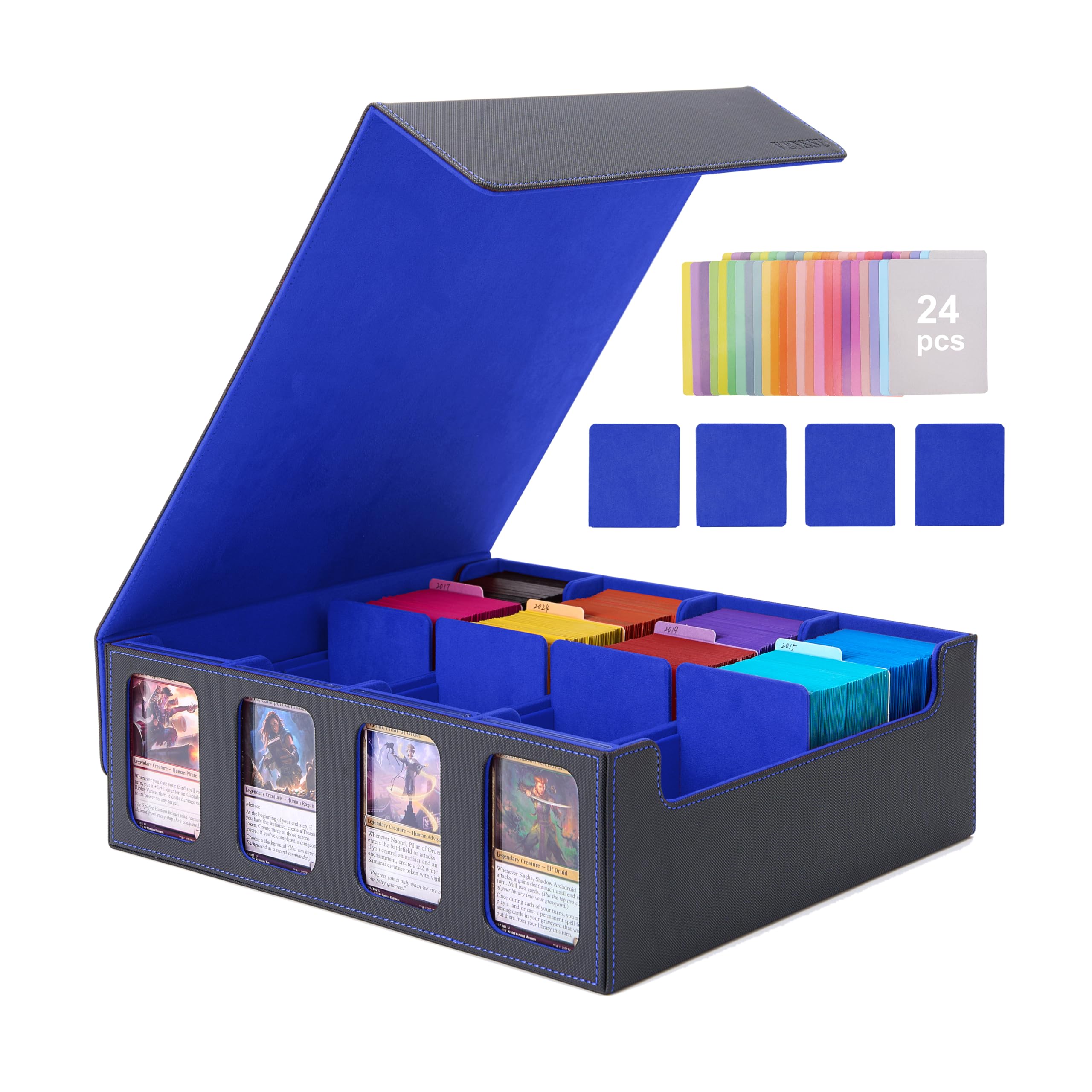 Amazon.com: Venssu Card Storage Box for Trading Cards with
