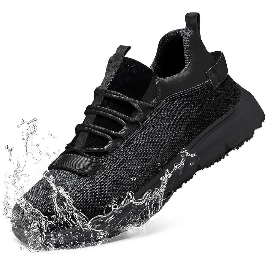 Amazon.com: ulogu Non Slip Steel Toe Work Shoes for Men