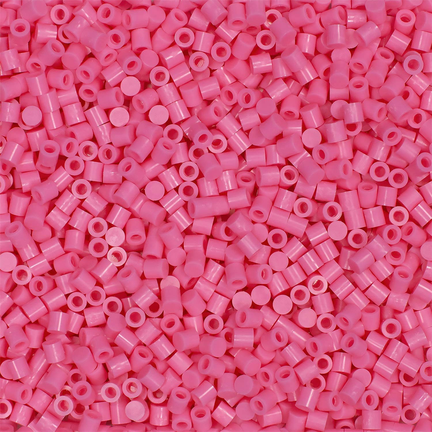 Perler Czapki – solidne koraliki bezpiecznikowe – zestaw 3 szt. – wata cukrowa, magenta i rumieniec