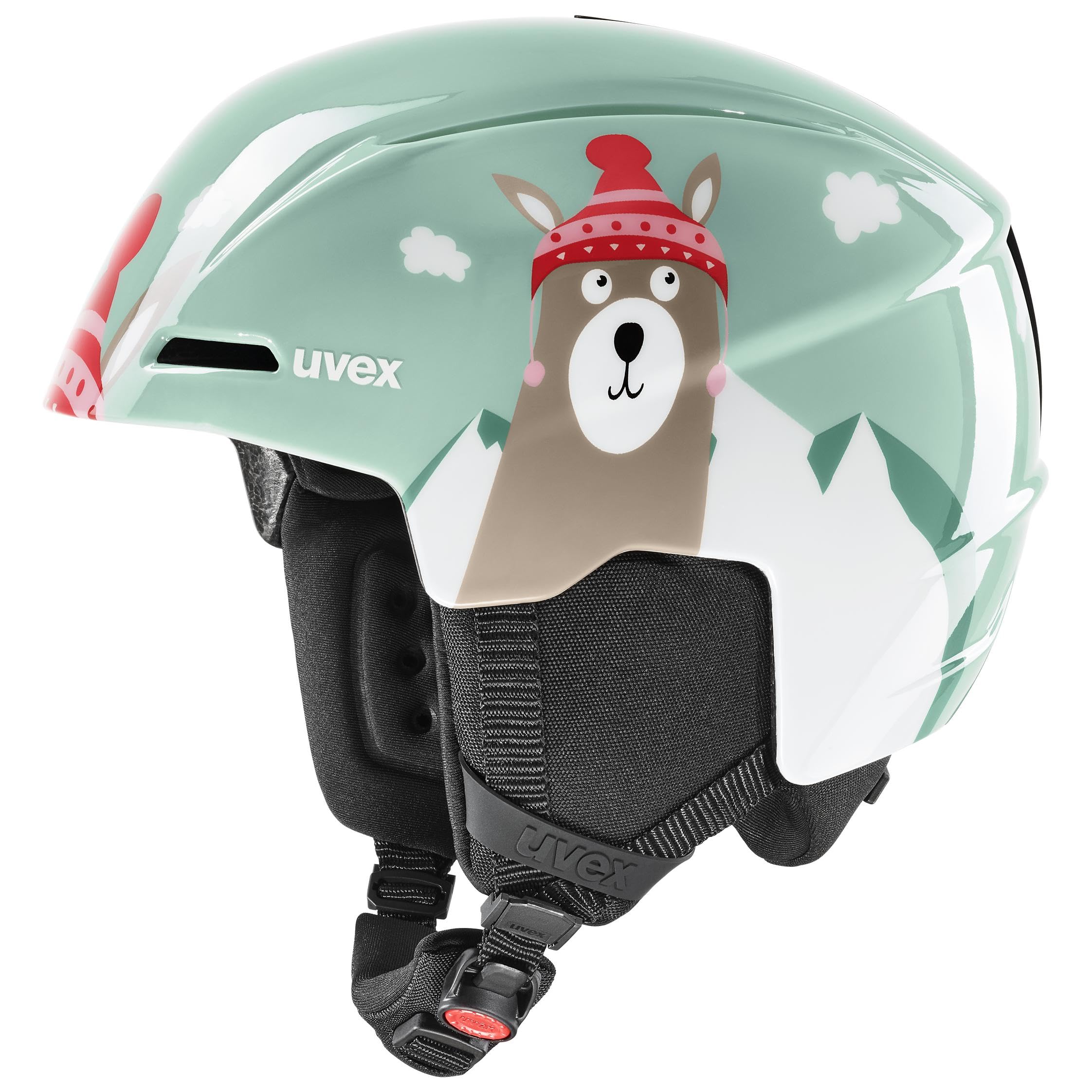 uvex viti, casco da sci Unisex bambino, jade lama, 46-50 cm