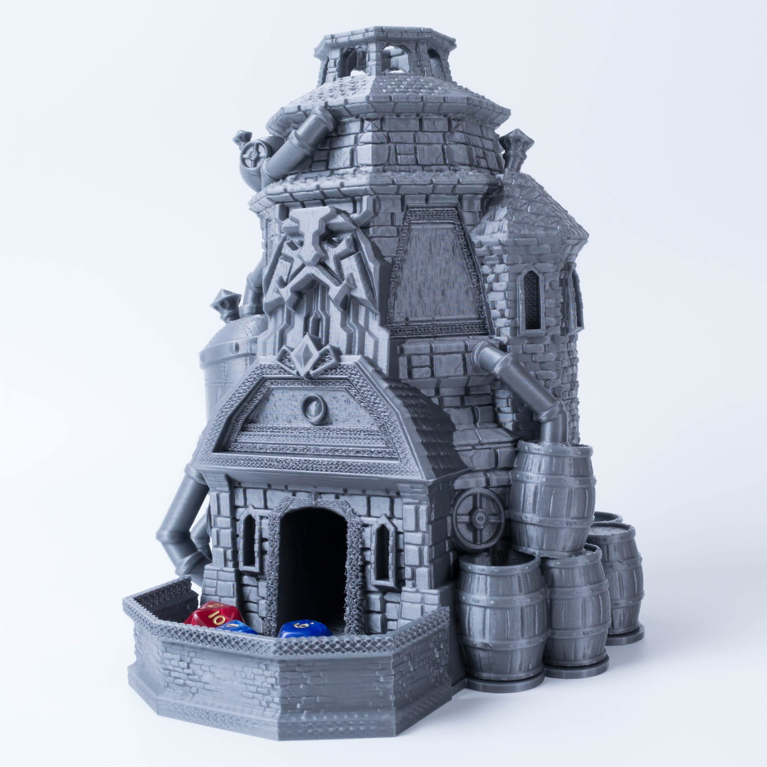 Torre dei dadi del birrificio - Torre dei dadi perfetta per giochi di ruolo, giochi da tavolo e in miniatura