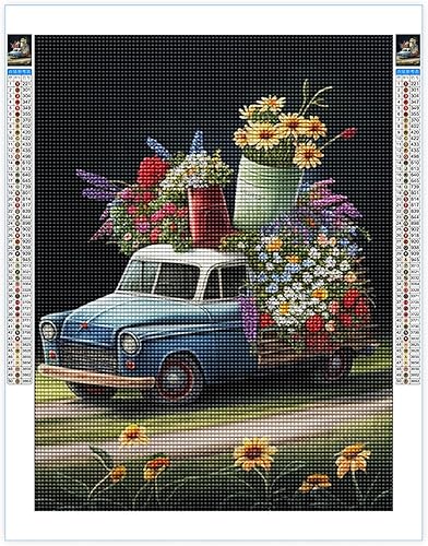 Miniatura 10 de Kits de pintura de diamantes para adultos, bricolaje 5D Acción de Gracias, kit de pintura de diamantes de taladro completo, arte de diamantes de