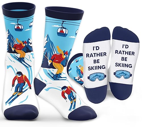 ZAGKOO Funny Sports Socks for Men, Women - Biking, Hiking,