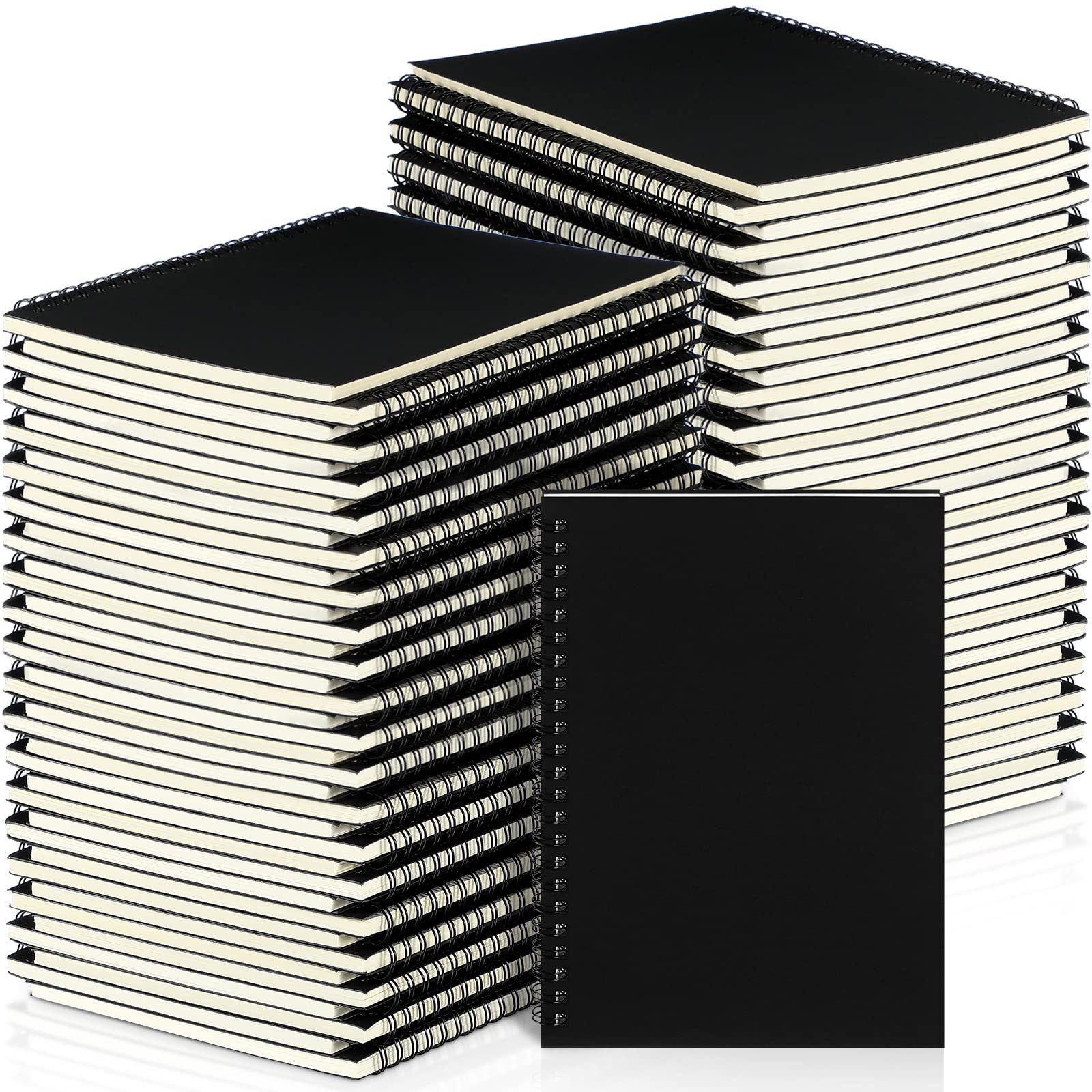 Yahenda Quaderno a spirale con diari a righe per il college, quaderni a righe, 20 x 15 cm, quaderni in carta spessa per ufficio, scuola, ufficio, ufficio, ufficio, ufficio, scuola, 54 pezzi