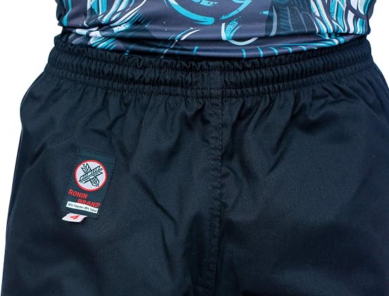 Karate Pants by Ronin - Poly/Cotton Light Weight Martial Arts Pants with Elastic Waist